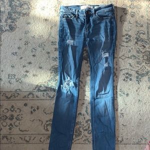 Hollister ripped jeans